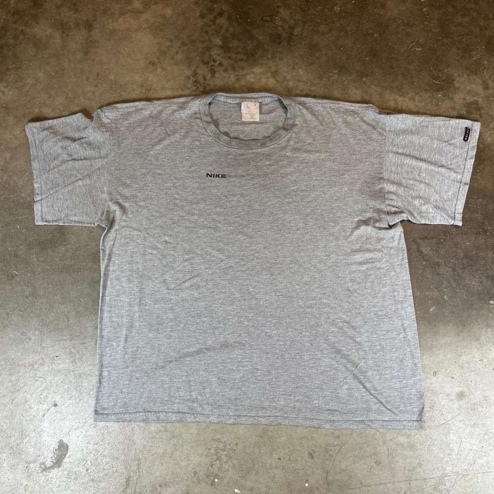 Vintage‎ 90s Nike basketball grey cotton t-shirt Size men's XXL